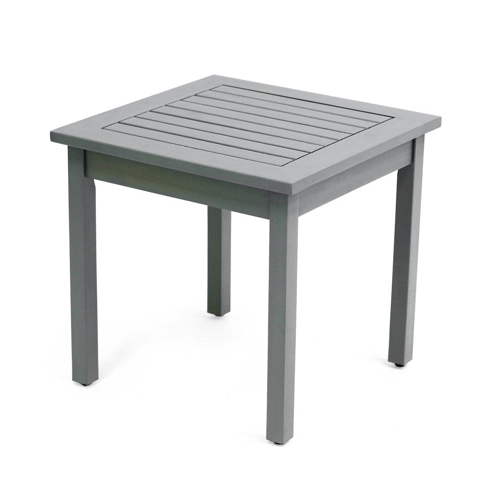 Archer 18" Modern Square Acacia Wood Outdoor Side Table