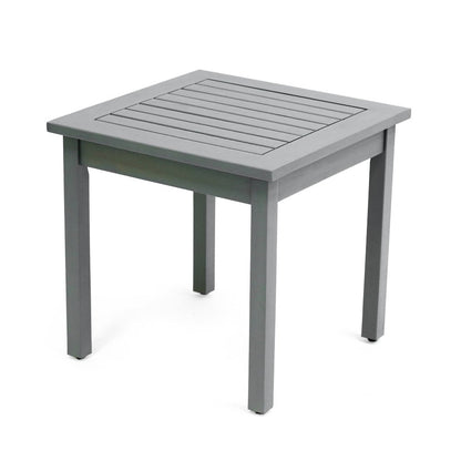 Archer 18" Modern Square Acacia Wood Outdoor Side Table