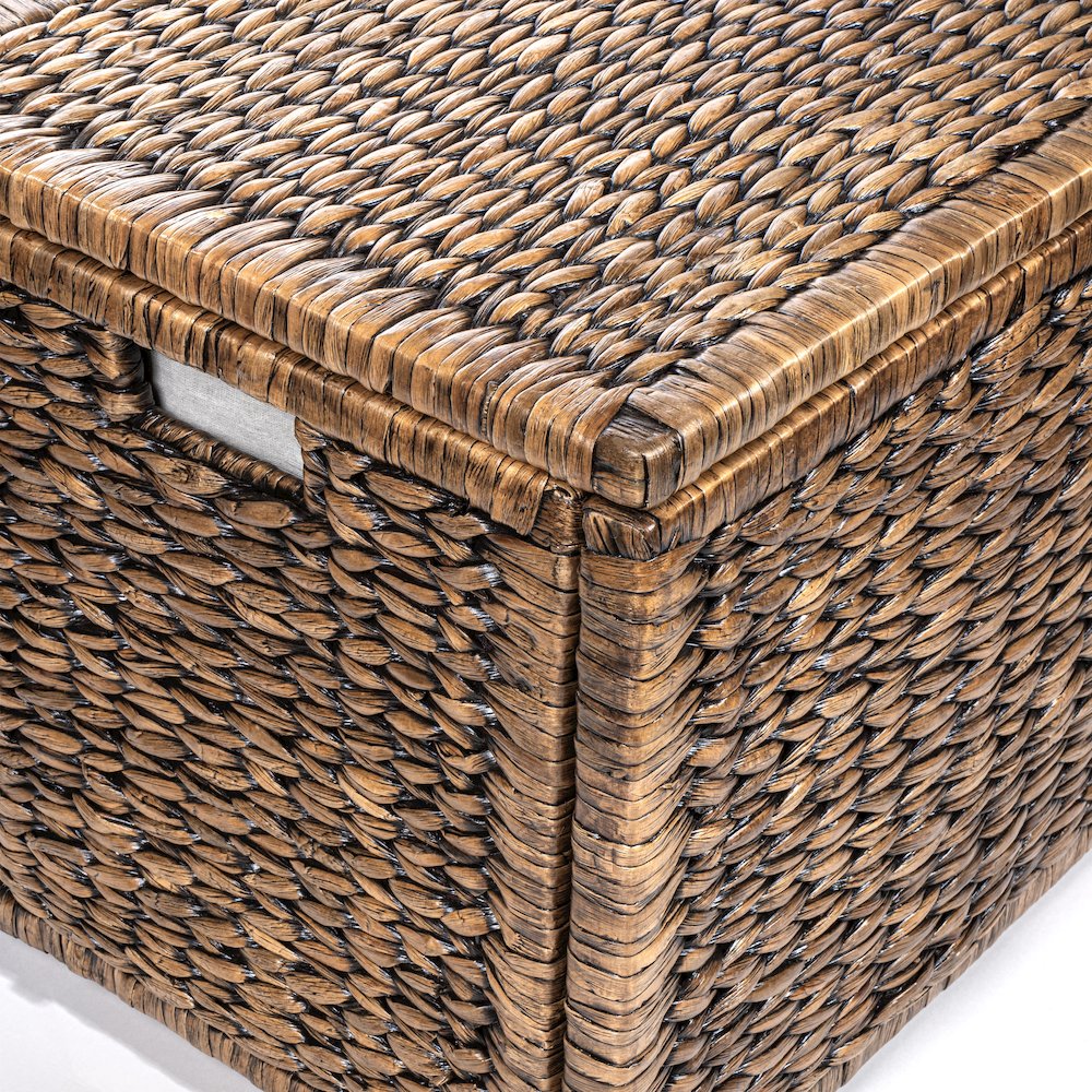 Anada Handwoven Wicker Weave Storage Trunk