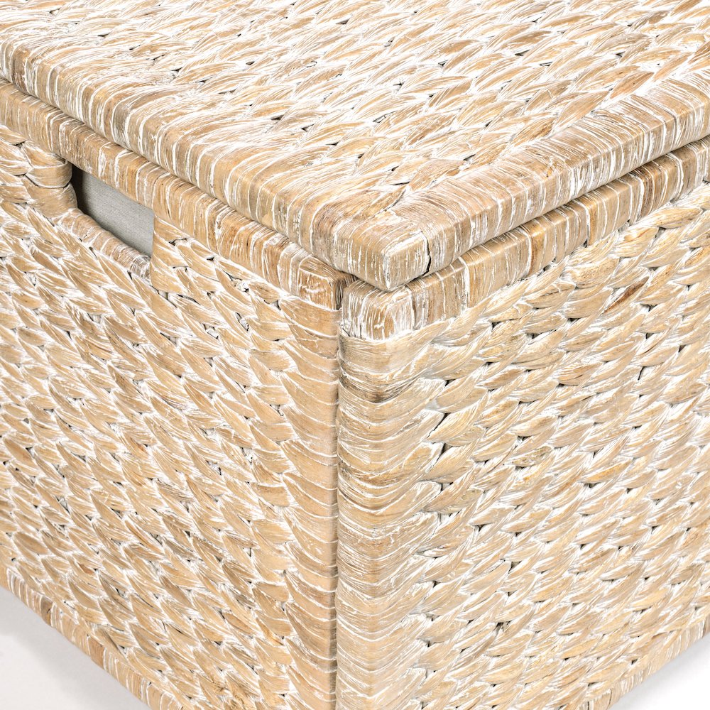 Anada Handwoven Wicker Weave Storage Trunk