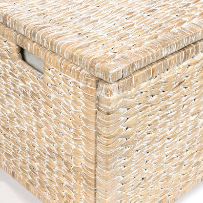 Anada Handwoven Wicker Weave Storage Trunk
