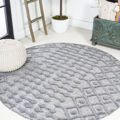 Peralta Moroccan Diamond Indoor/Outdoor Area Rug