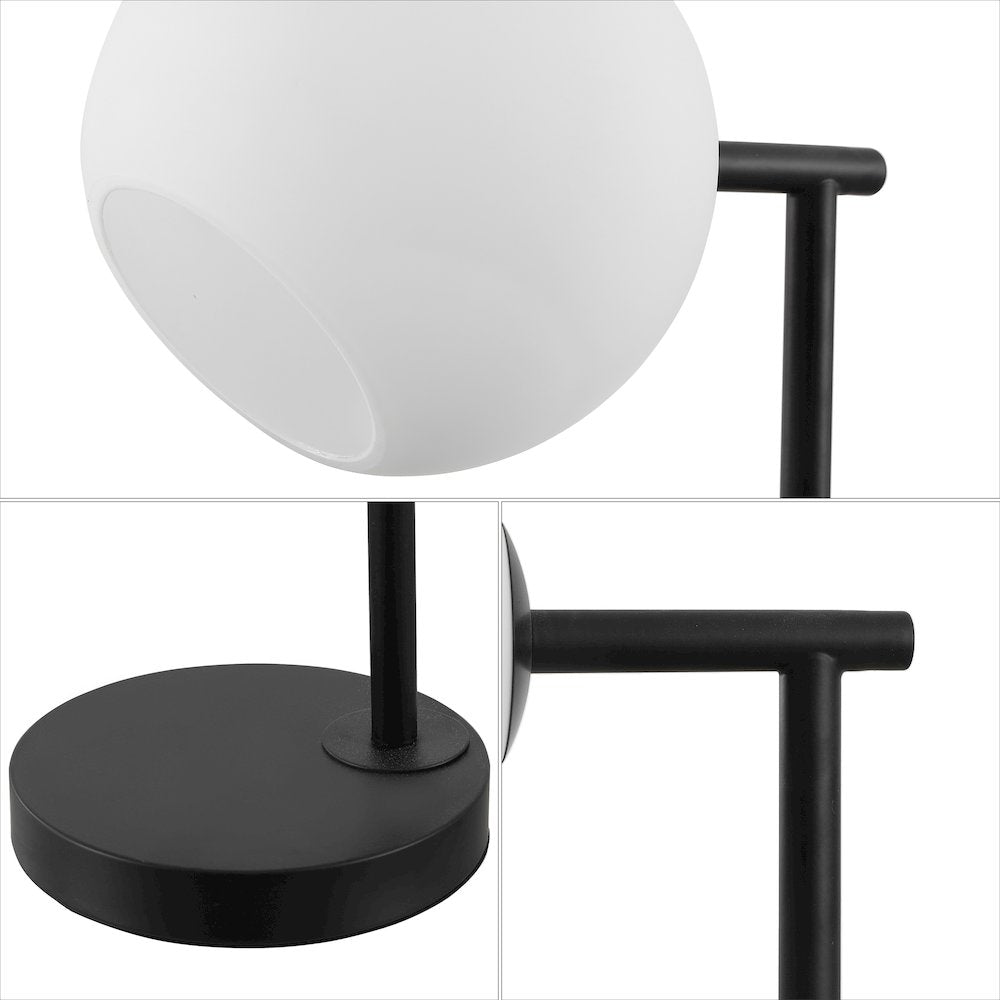 Charles Contemporary Modern Metal/Marble LED Table Lamp