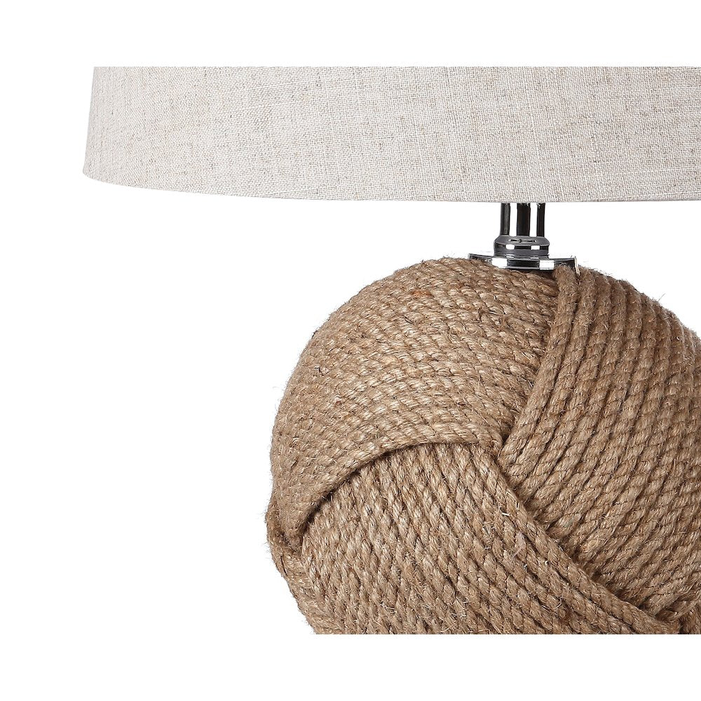 Monkeys Fist Knotted Rope Led Table Lamp