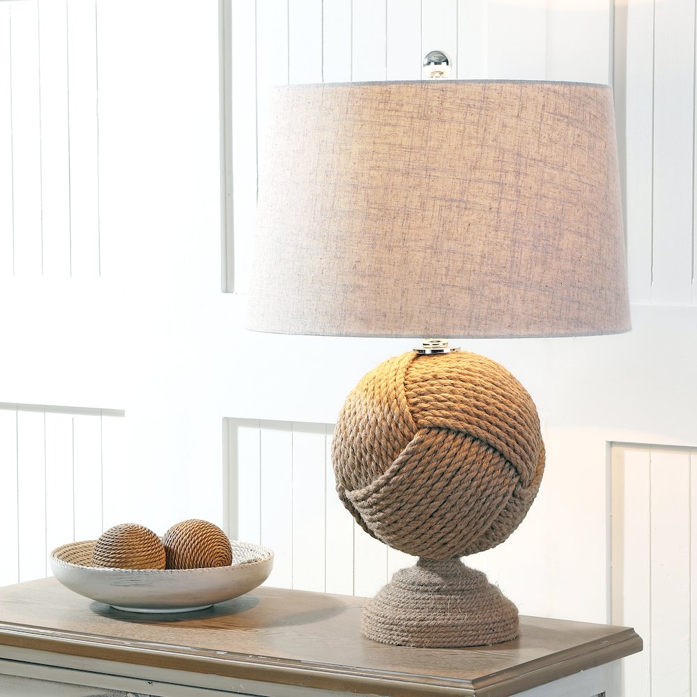 Monkeys Fist Knotted Rope Led Table Lamp