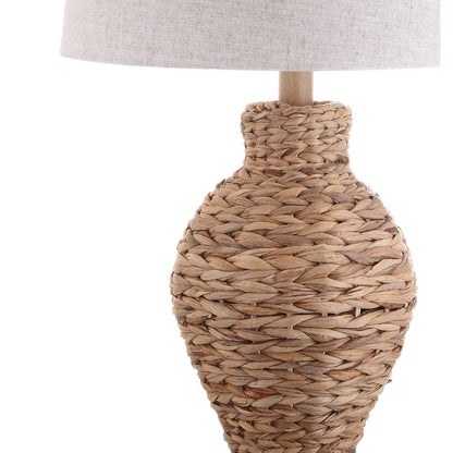 Elicia Seagrass Weave Led Table Lamp