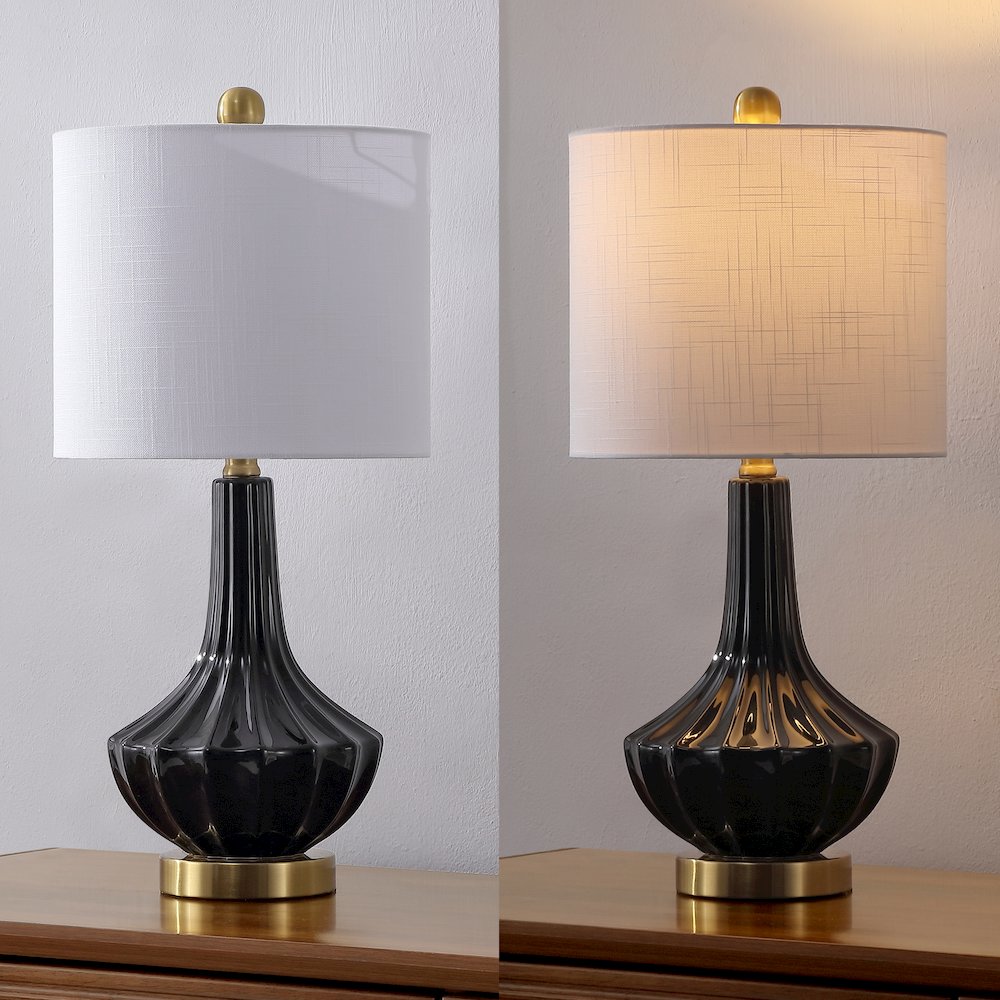 Parker Ceramic/Metal Gourd LED Table Lamp