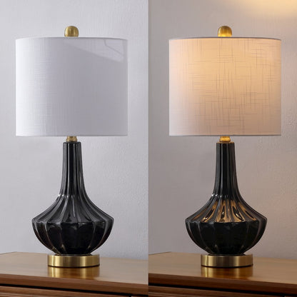 Parker Ceramic/Metal Gourd LED Table Lamp