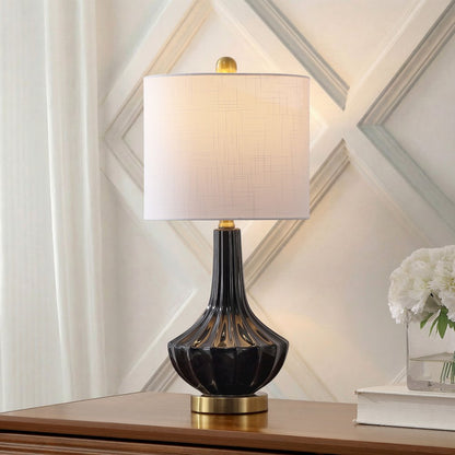 Parker Ceramic/Metal Gourd LED Table Lamp