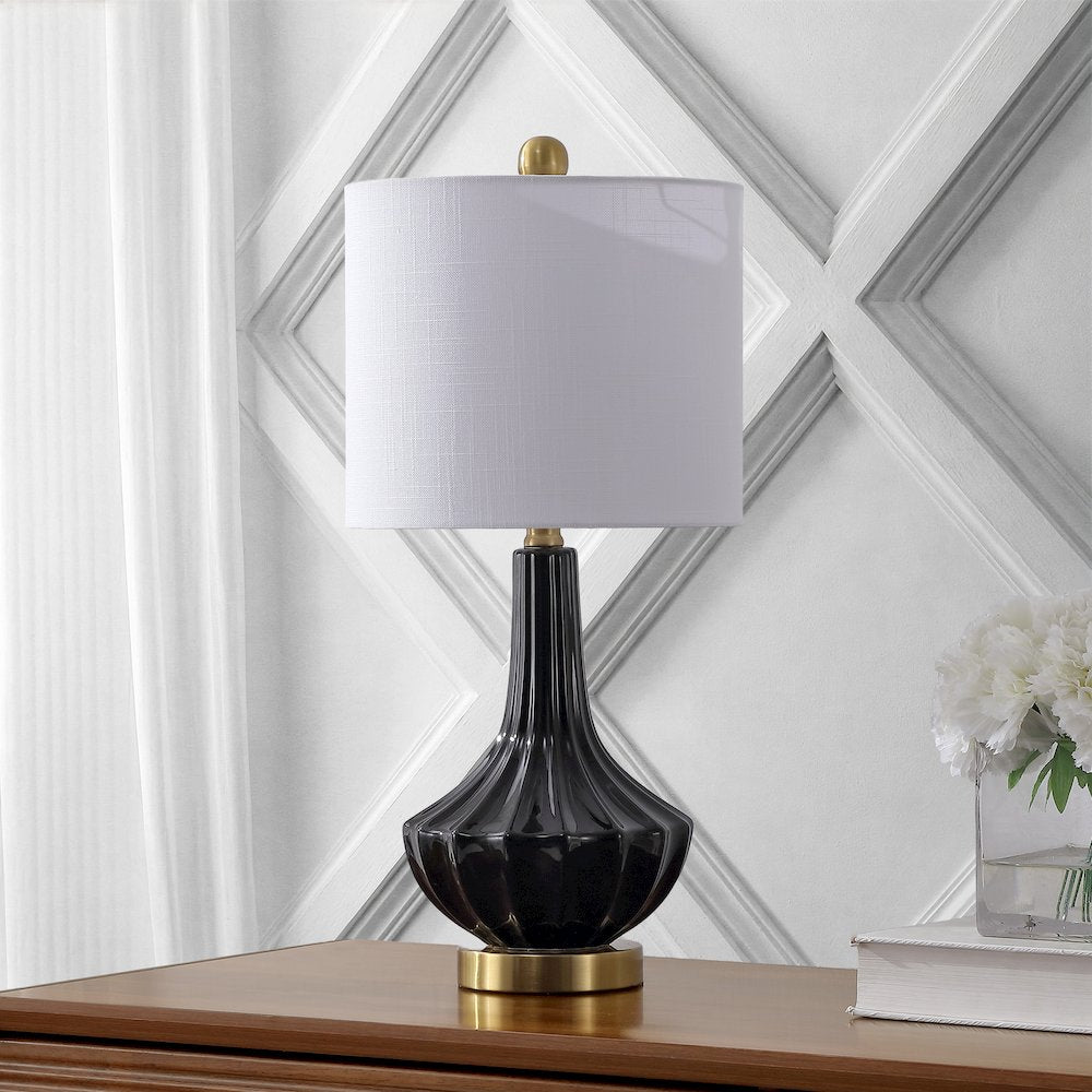 Parker Ceramic/Metal Gourd LED Table Lamp