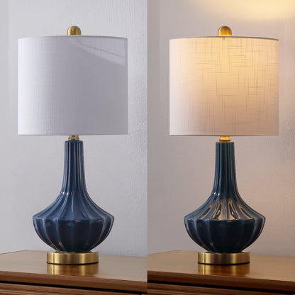 Parker Ceramic/Metal Gourd LED Table Lamp