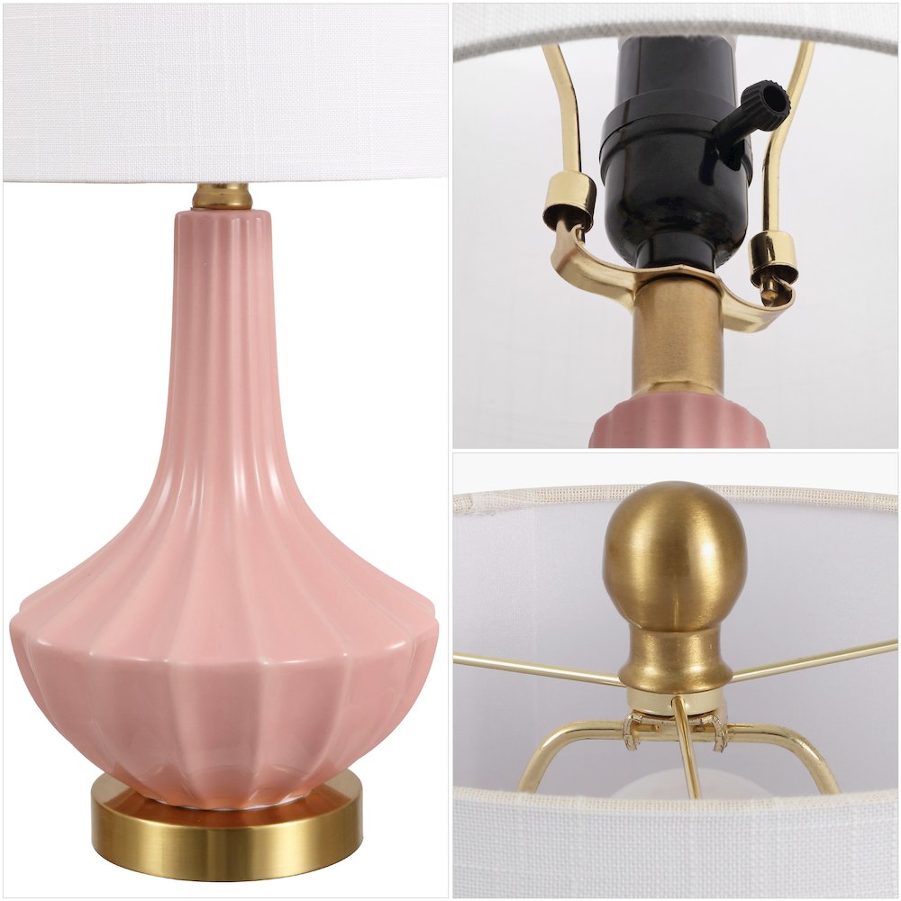 Parker Ceramic/Metal Gourd LED Table Lamp