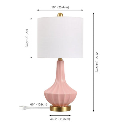 Parker Ceramic/Metal Gourd LED Table Lamp