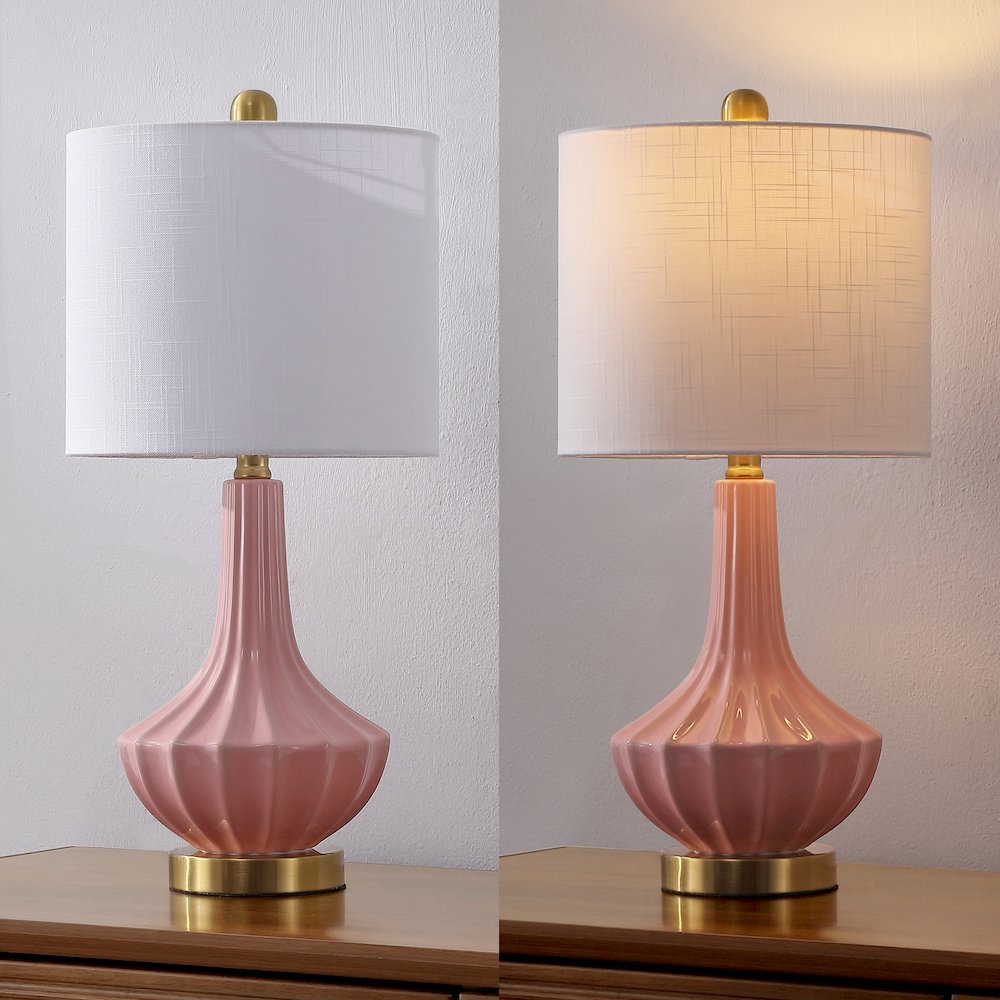 Parker Ceramic/Metal Gourd LED Table Lamp