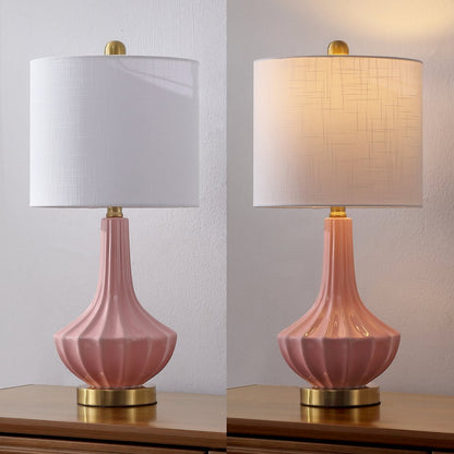 Parker Ceramic/Metal Gourd LED Table Lamp