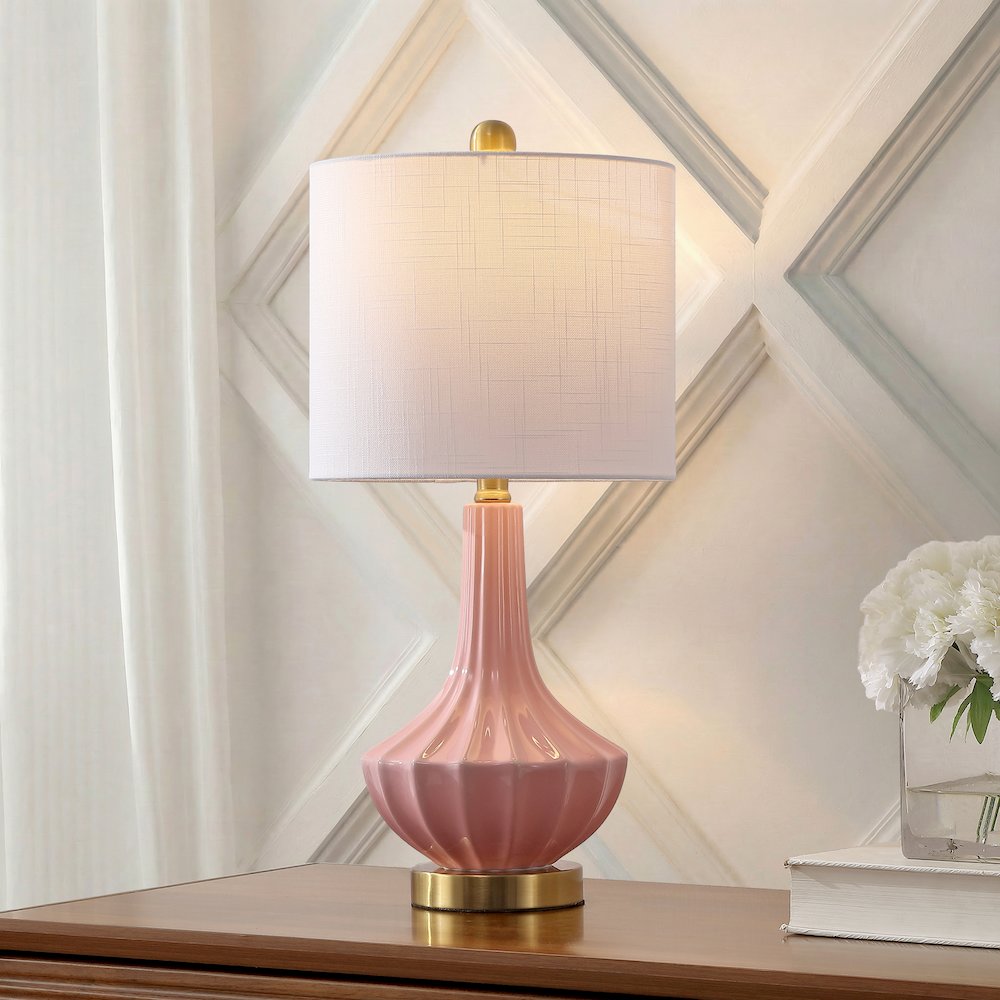Parker Ceramic/Metal Gourd LED Table Lamp