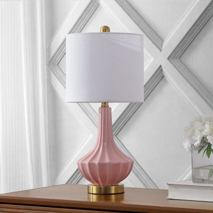 Parker Ceramic/Metal Gourd LED Table Lamp