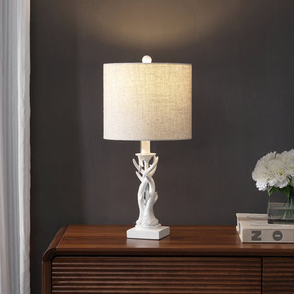 Gaston Resin Mini LED Table Lamp Antique