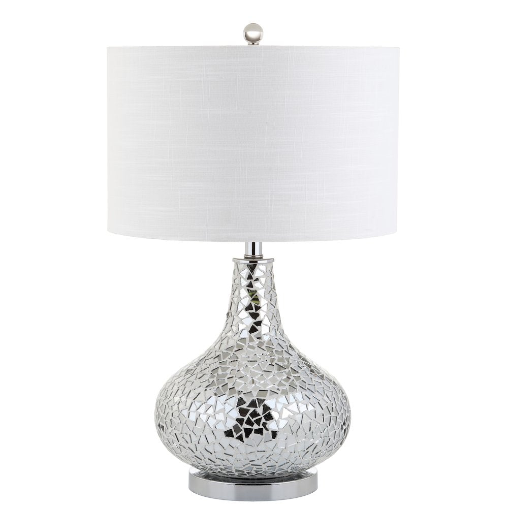 Emilia Mirrored Mosaic Led Table Lamp