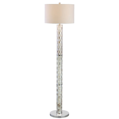 Liam Seashell Mosaic Led Floor Lamp