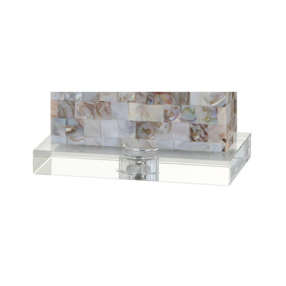 Cannon Seashell And Crystal Led Table Lamp