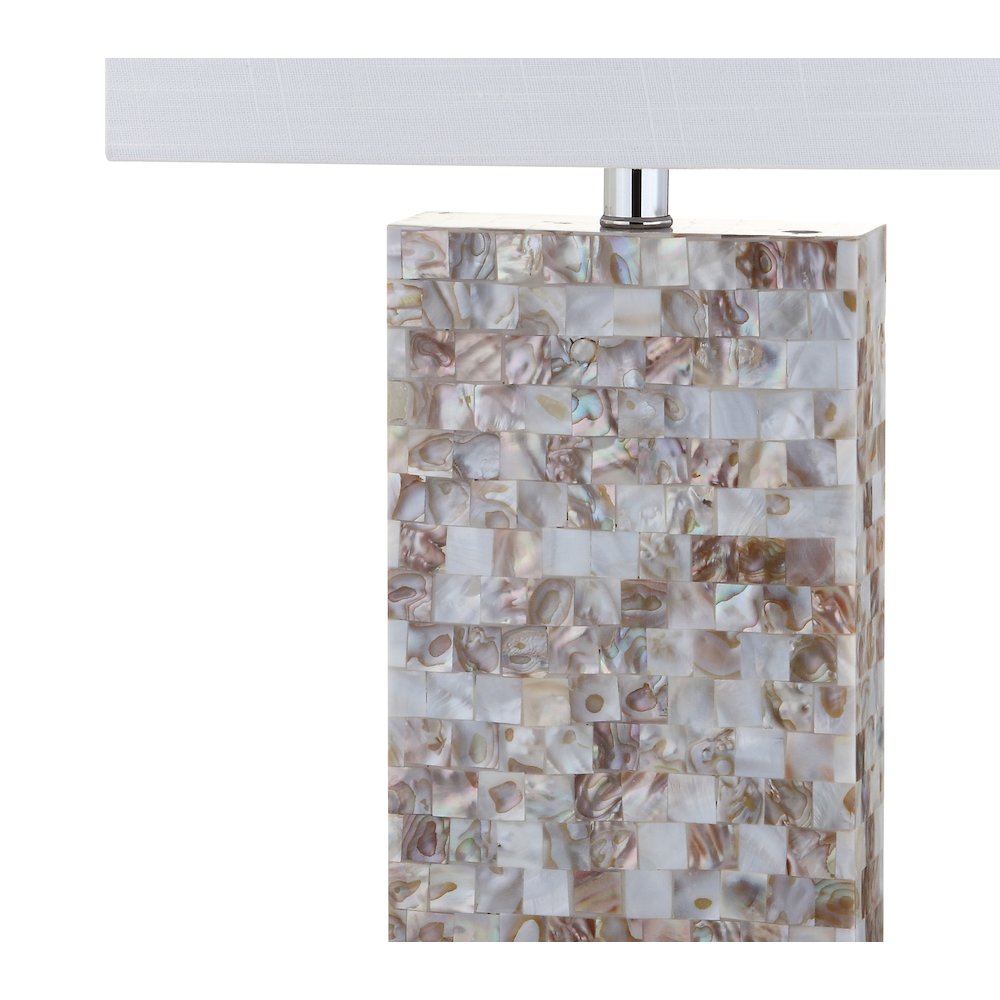 Cannon Seashell And Crystal Led Table Lamp