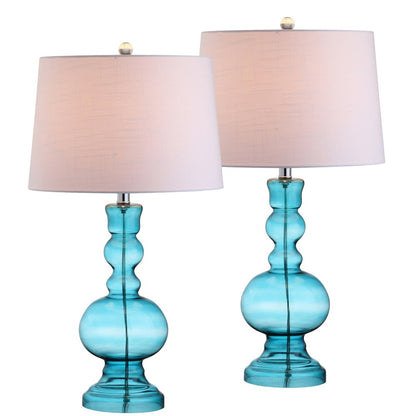 Genie Glass Led Table Lamp (Set Of 2)