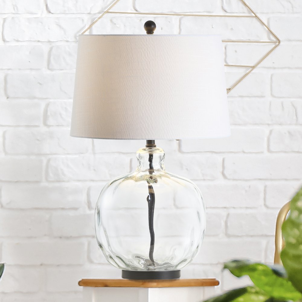 Rae Glassmetal Led Table Lamp