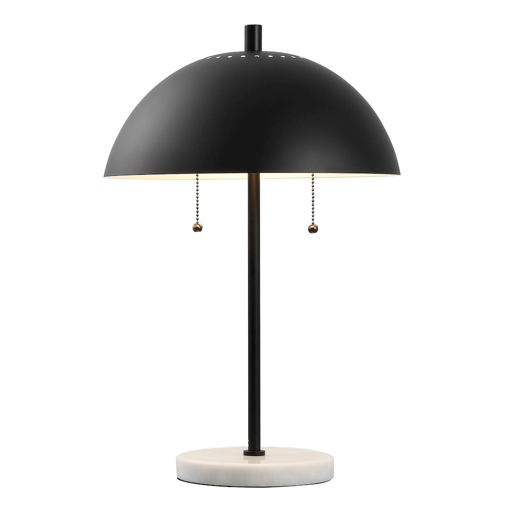 Ella Dome Metal with Marble Base LED Table Lamp