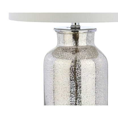 Emilia Trellis Pattern Glass Led Table Lamp