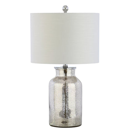 Emilia Trellis Pattern Glass Led Table Lamp