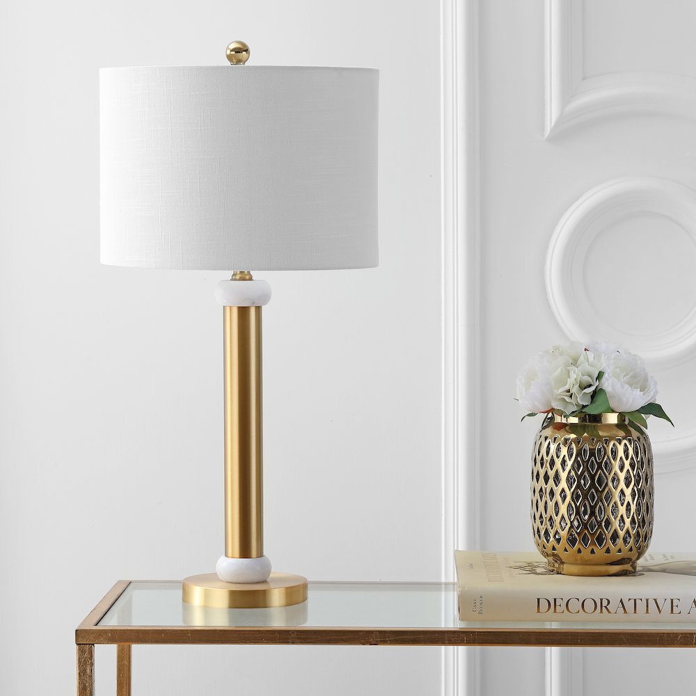 Gregory Metal/Marble Led Table Lamp