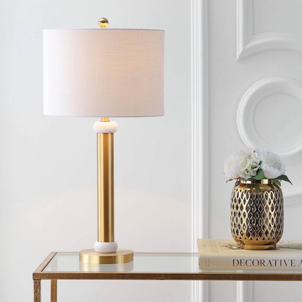 Gregory Metal/Marble Led Table Lamp