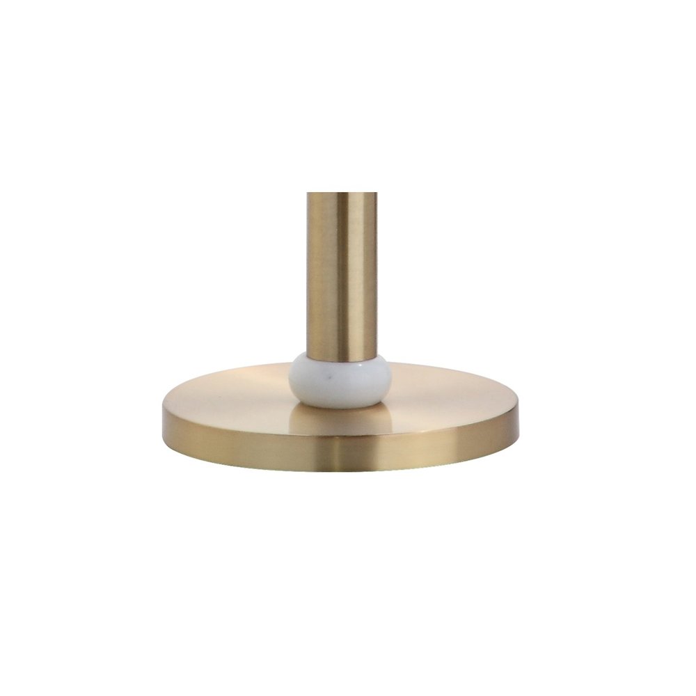 Gregory Metal/Marble Led Floor Lamp