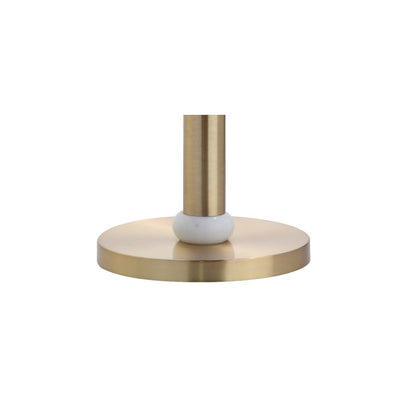 Gregory Metal/Marble Led Floor Lamp