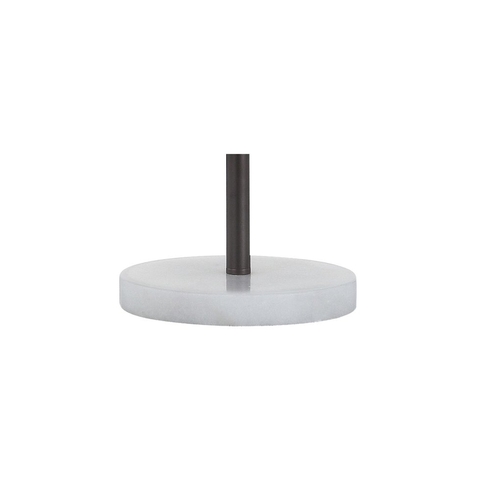 Atomic Caged Edison Bulb Metal/Marble Modern Led Table Lamp