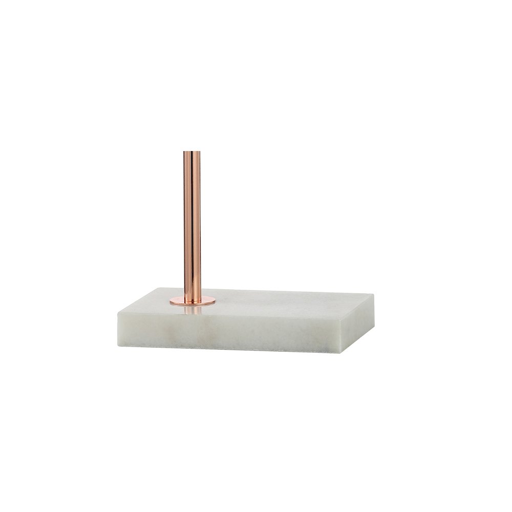 Lorena Modern Glam Metal/Marble Led Table Lamp