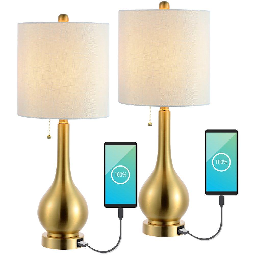 Tyler Modern Classic Gourd Iron Led Table Lamp