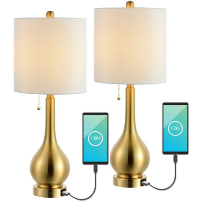 Tyler Modern Classic Gourd Iron Led Table Lamp