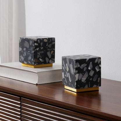 Lara Terrazzo Cordless Dimmable LED Mini Table Lamp with Touch Sensor