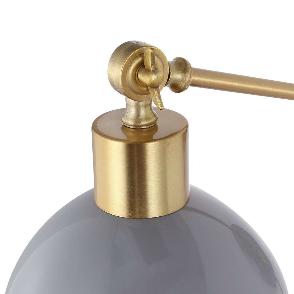 Lisa Swing Arm Modern Midcentury Iron Usb Charging Port Led Sconce