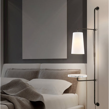 Andre 1-Light Contemporary Industrial Iron Plug-In