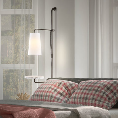 Andre 1-Light Contemporary Industrial Iron Plug-In