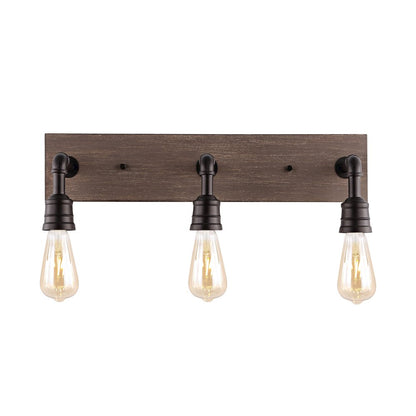 Corbett Rustic Farmhouse Iron Led Vanity