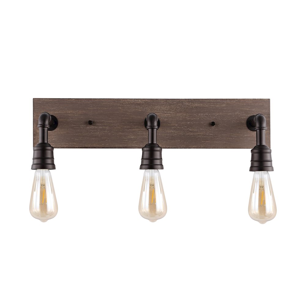 Corbett Rustic Farmhouse Iron Led Vanity