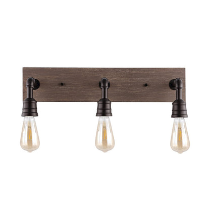 Corbett Rustic Farmhouse Iron Led Vanity
