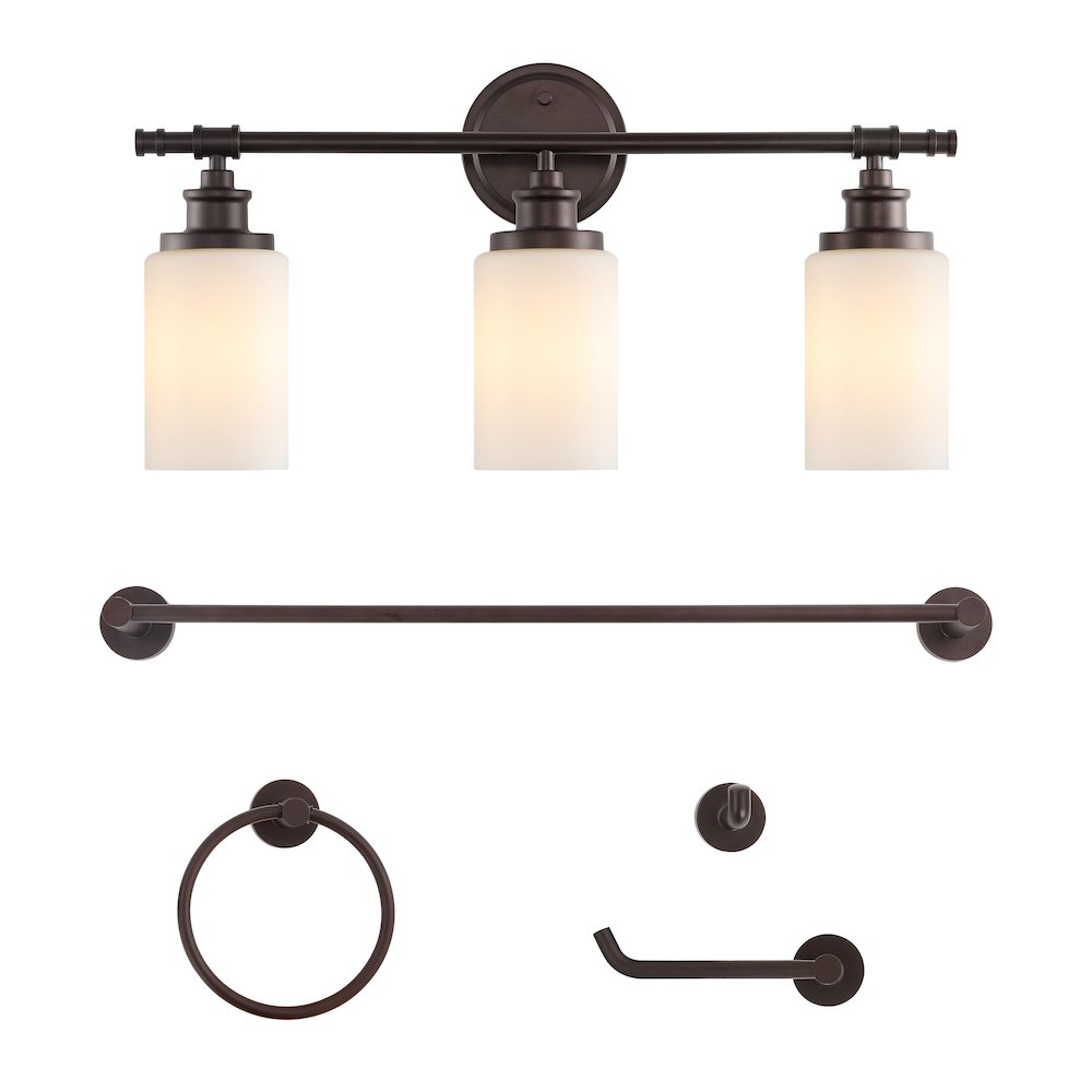Egan 3-Light Classic Cottage Vanity Light