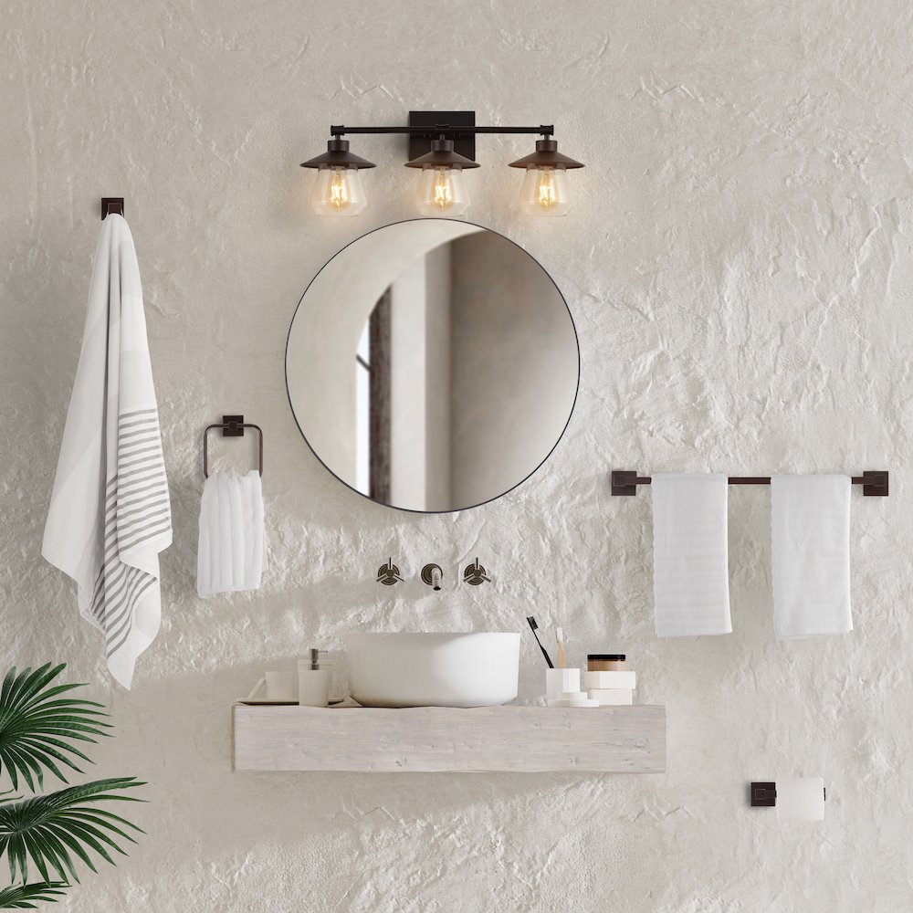 Avalon 3-Light Farmhouse Cottage Vanity Light