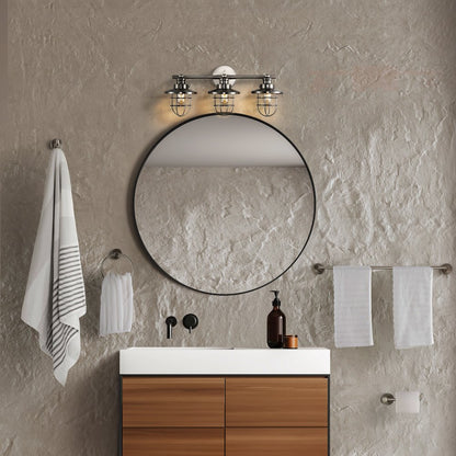 Avalon 3-Light Farmhouse Cottage Vanity Light