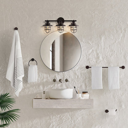 Ellis 3-Light Industrial Farmhouse Vanity Light
